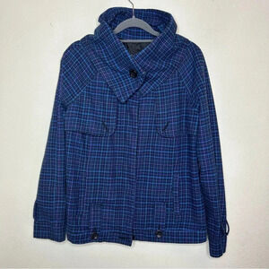 Jack Purple Plaid Jacket Size Large